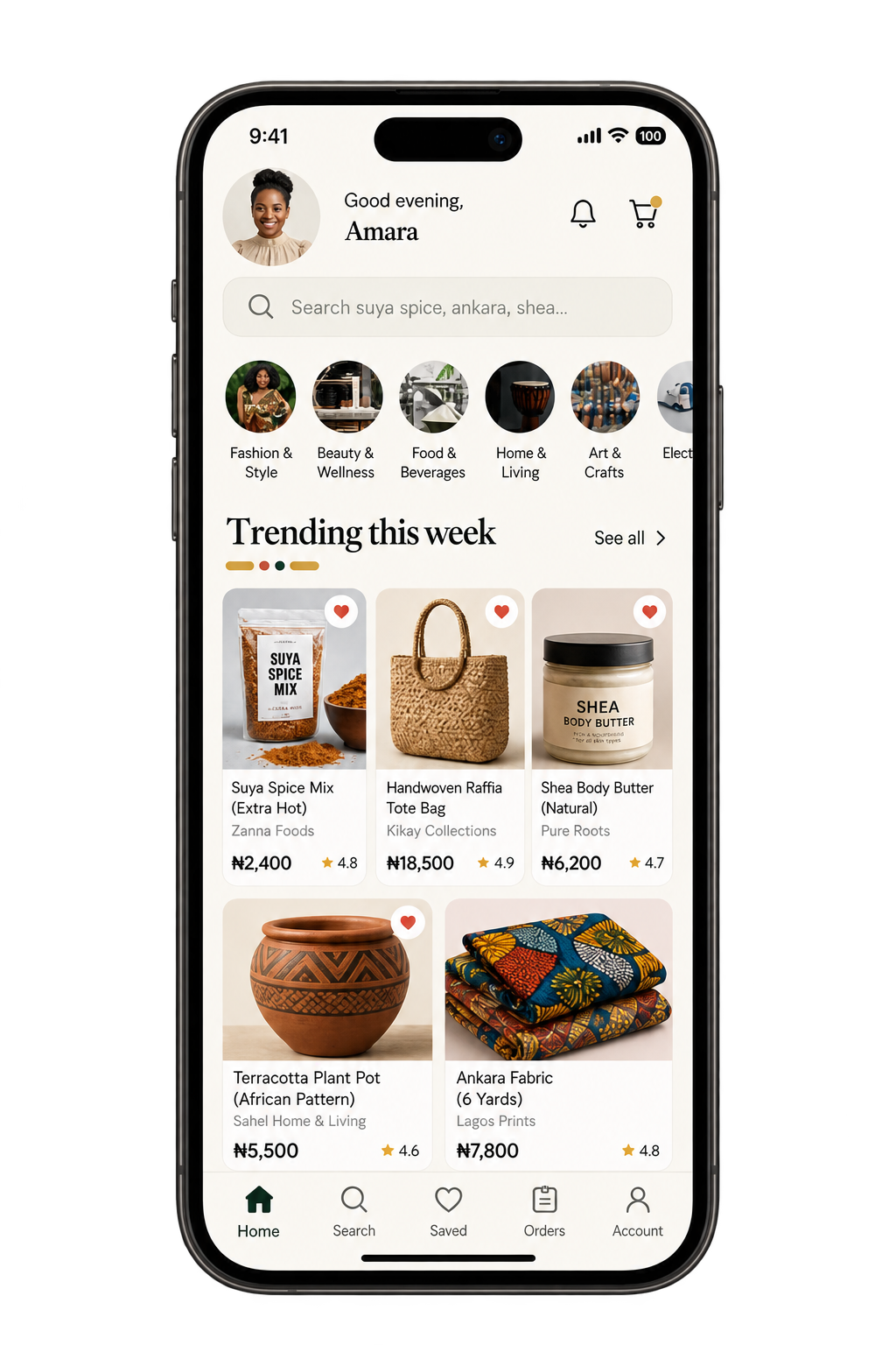 EKO Market mobile app concept preview
